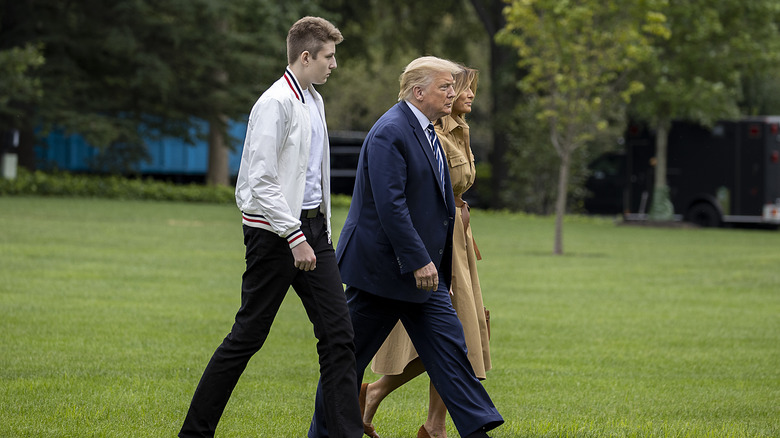 Barron Trump, Donald Trump, Melania Trump