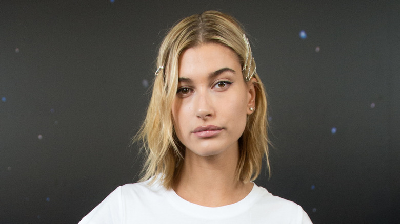 Hailey Bieber at an event