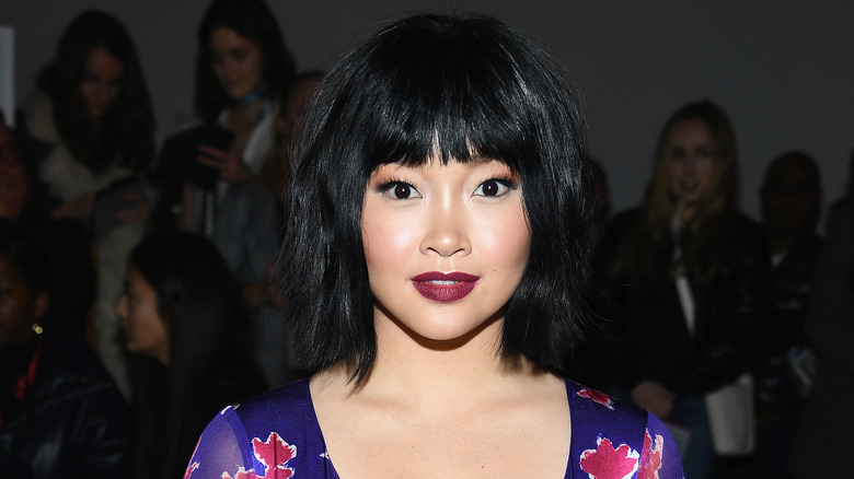 Lana Condor at a fashion show