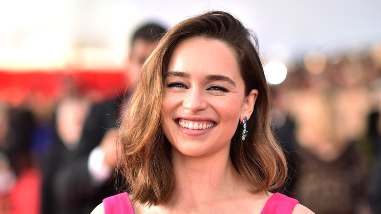 Emilia Clarke smiling