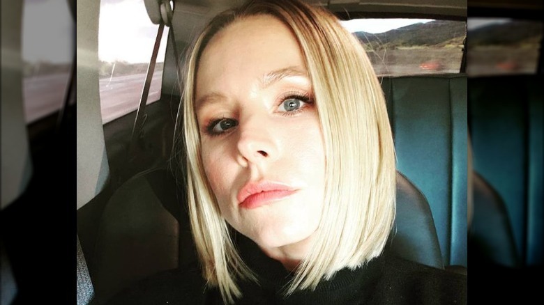 Kristen Bell taking a selfie