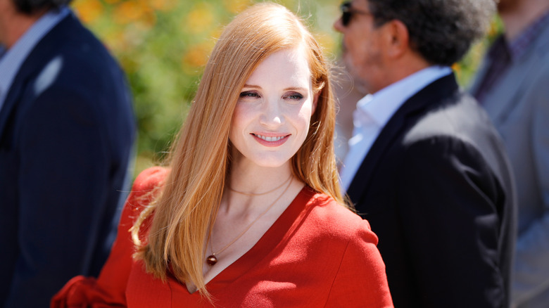 Jessica Chastain on the red carpet