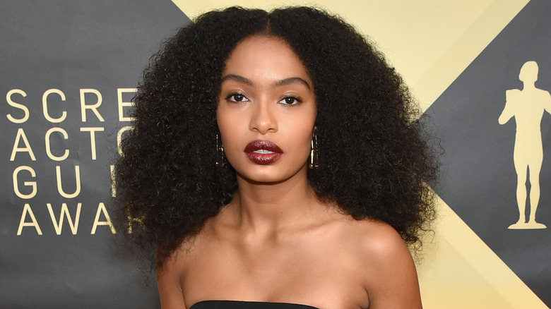 Yara Shahidi on the red carpet