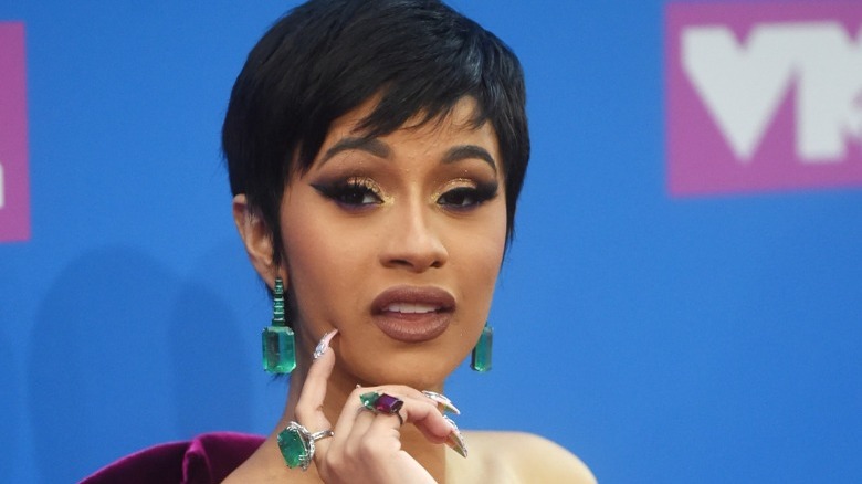 Cardi B pixie cut