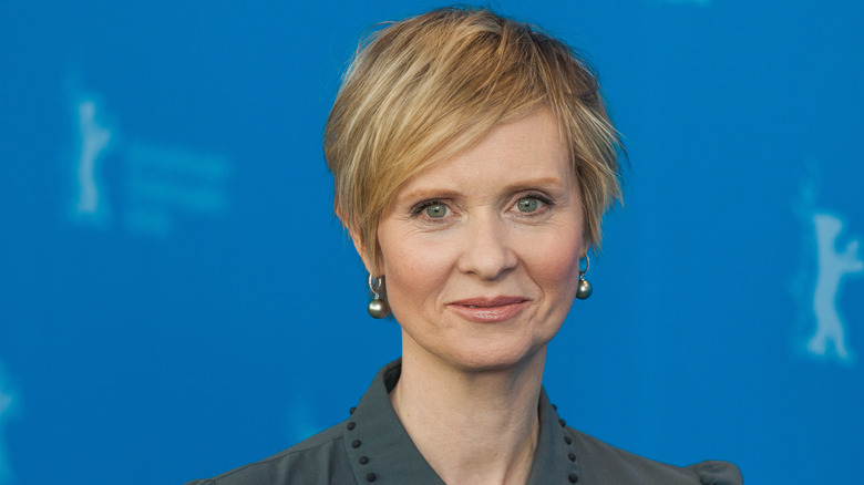 Cynthia Nixon smiling