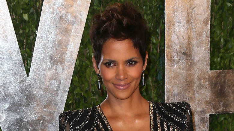 Halle Berry posing