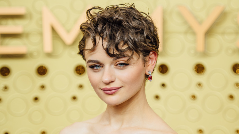 Joey King with curly hair