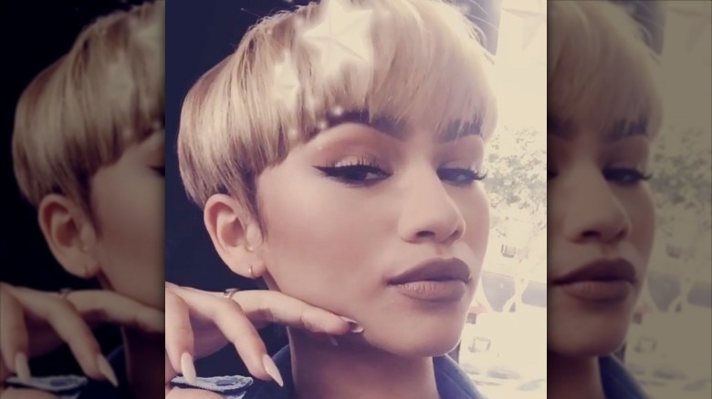 Zendaya blond hair