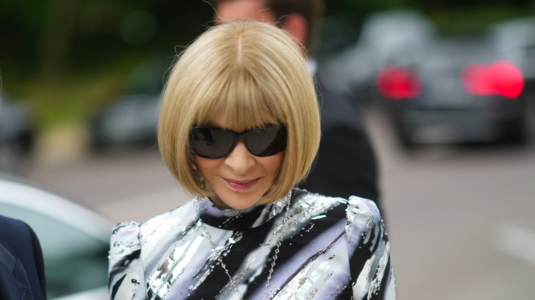 Anna Wintour wearing sunglasses