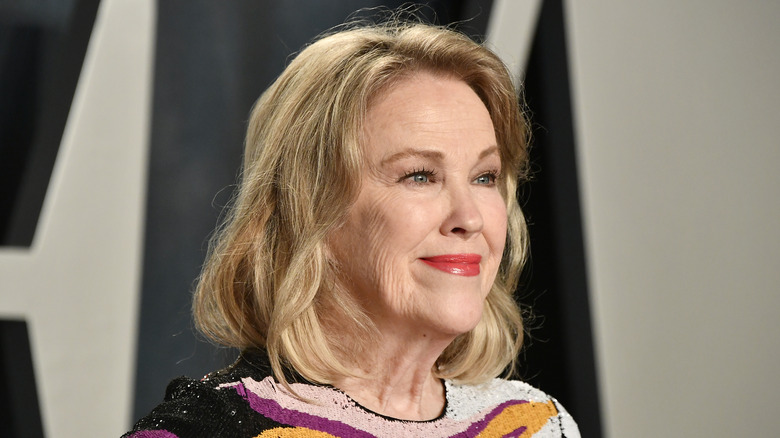 Catherine O'Hara with wavy hair