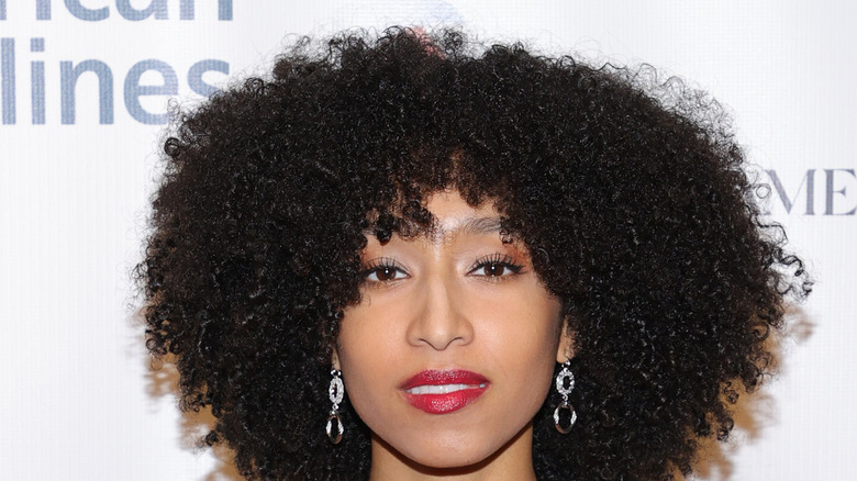 Erica Lall rocks curly fringe