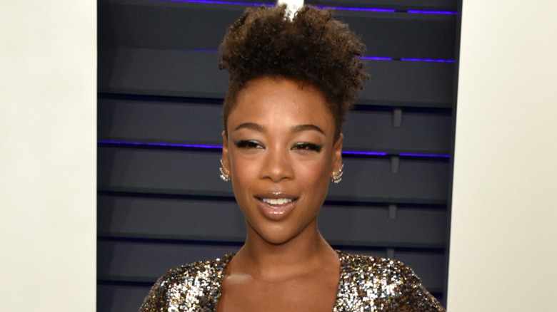 Samira Wiley with a frohawk