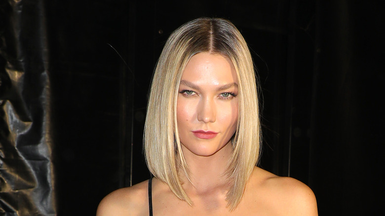 Karlie Kloss with a sliced bob