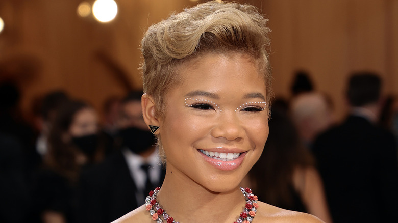 Storm Reid rocking the tapered cut