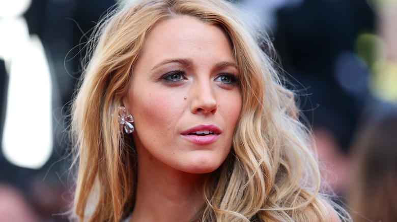 Blake Lively's blond hair