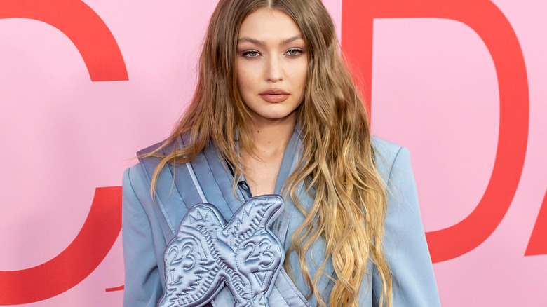 Gigi Hadid's long hair