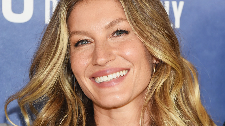 Gisele Bundchen smiling