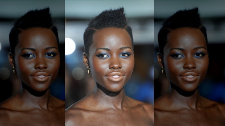 Lupita Nyong'o with a pixie cut