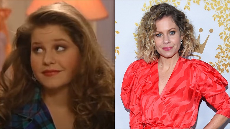 Candace Cameron Bure then, now