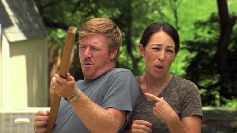 Chip and Joanna Gaines being silly