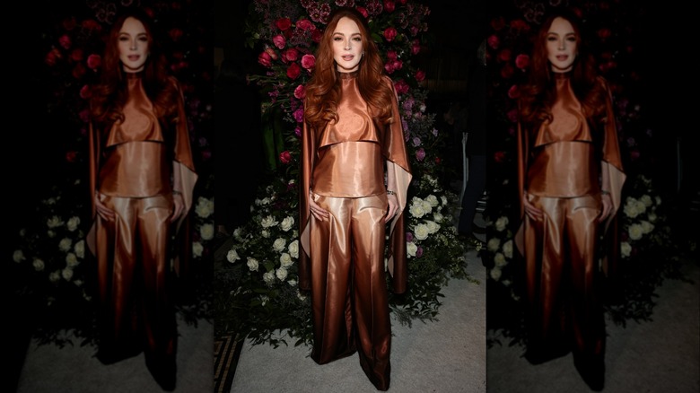 Lindsay Lohan at New York Fashion Week