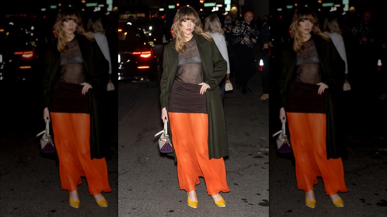 Suki Waterhouse at New York Fashion Week