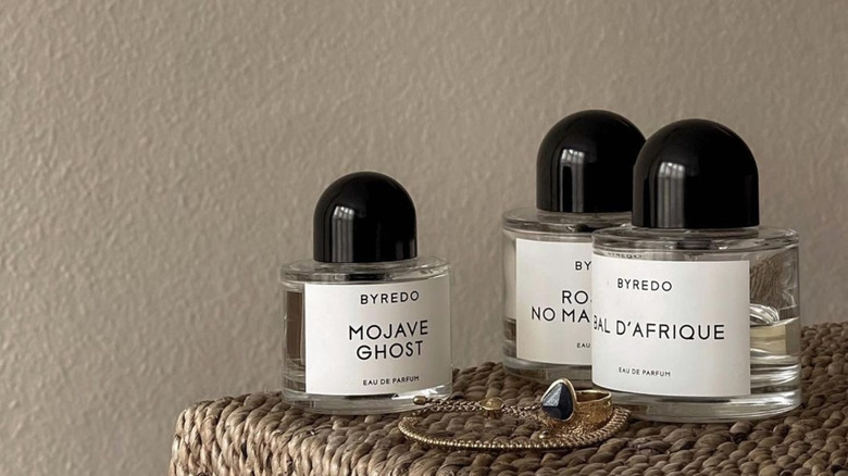 Three Byredo fragrances