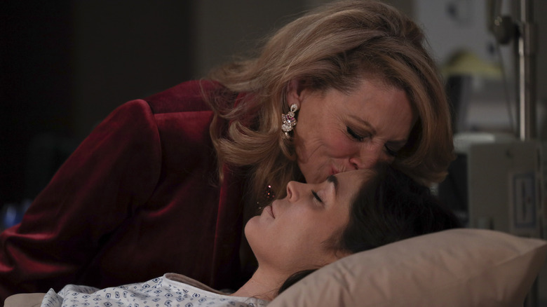 General Hospital's Liesl kisses Britt goodbye