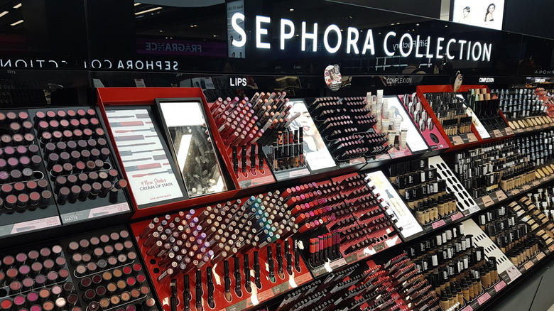 Sephora Collection makeup display