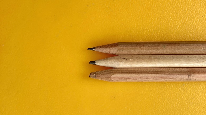 Wooden pencils