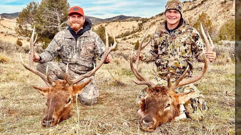 Austin Forsyth and friend hunting