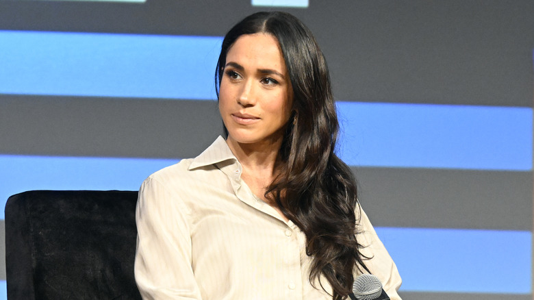 Meghan Markle at a conference