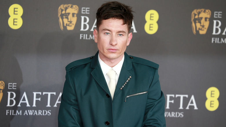 Barry Keoghan on the red carpet of the 2024 EE BAFTA Film Awards