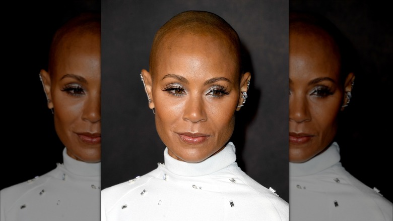 Jada Pinkett Smith looking serious