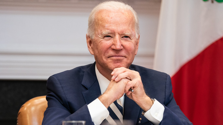 Joe Biden smiling