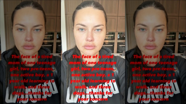 Adriana Lima without makeup