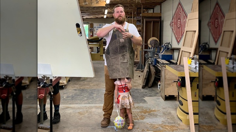 HGTV's Ben Napier with his daughter