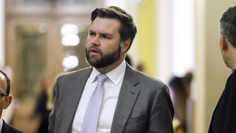 Senator JD Vance at the US Capitol in November 2022