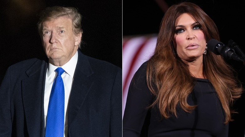 Donald Trump and Kimberly Guilfoyle split