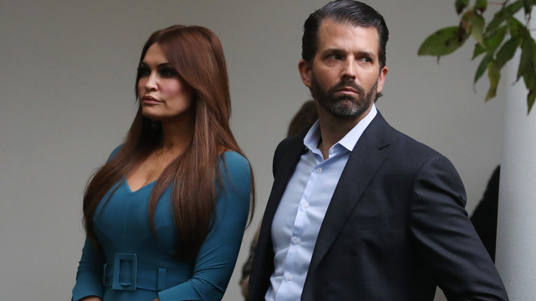 Kimberly Guilfoyle and Donald Trump Jr. 