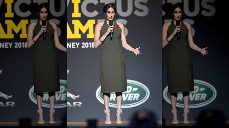 Meghan Markle speaking at Invictus Games in Australia in 2018