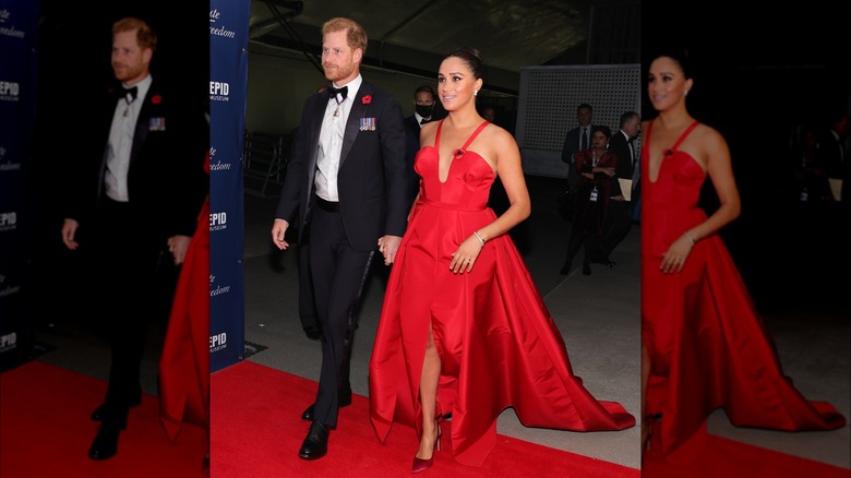 Meghan Markle and Prince Harry at the Salute to Freedom Gala in 2021