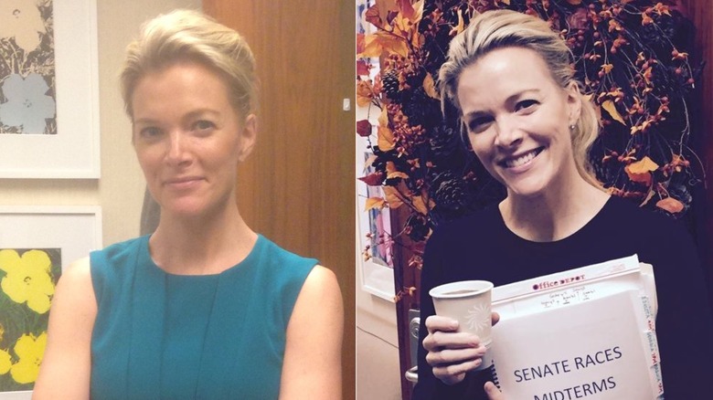 split screen megyn kelly smiling without makeup