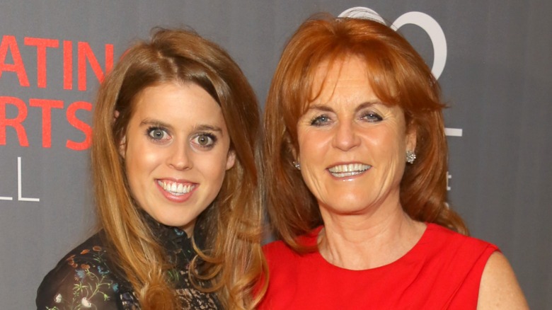 Princess Beatrice Sarah Ferguson smiling