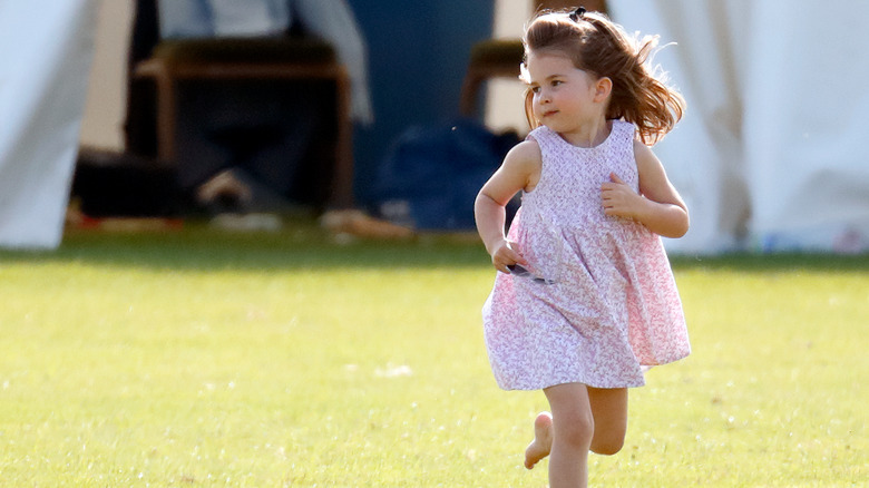 Princess Charlotte running