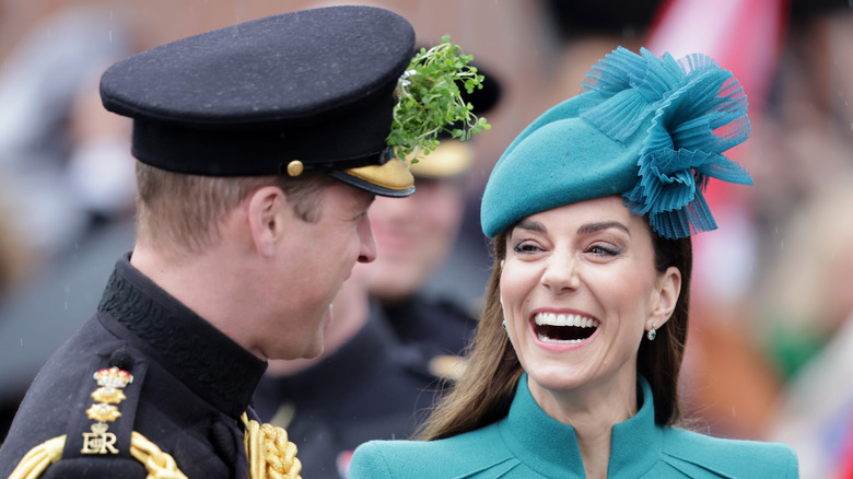 Kate Middleton and Prince William laughing 