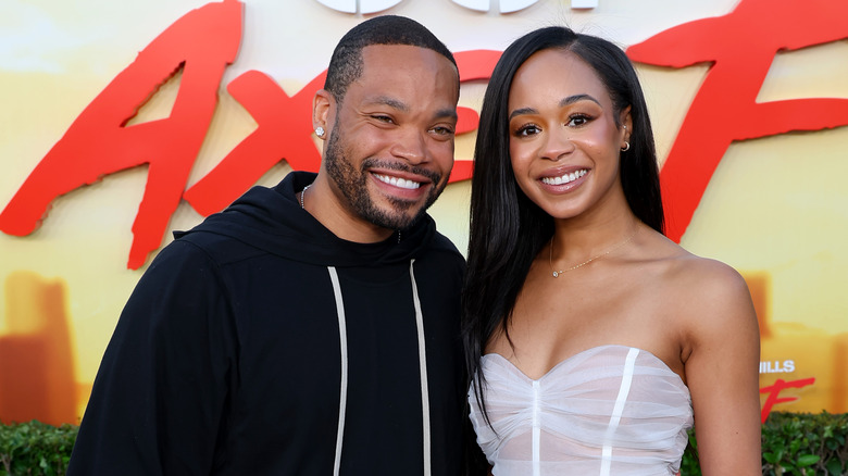 Jasmin Lawrence and Eric Murphy smiling