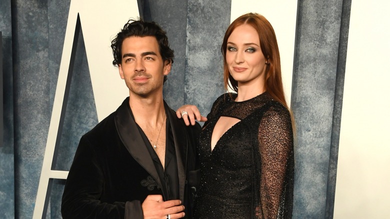 Joe Jonas Sophie Turner smiling