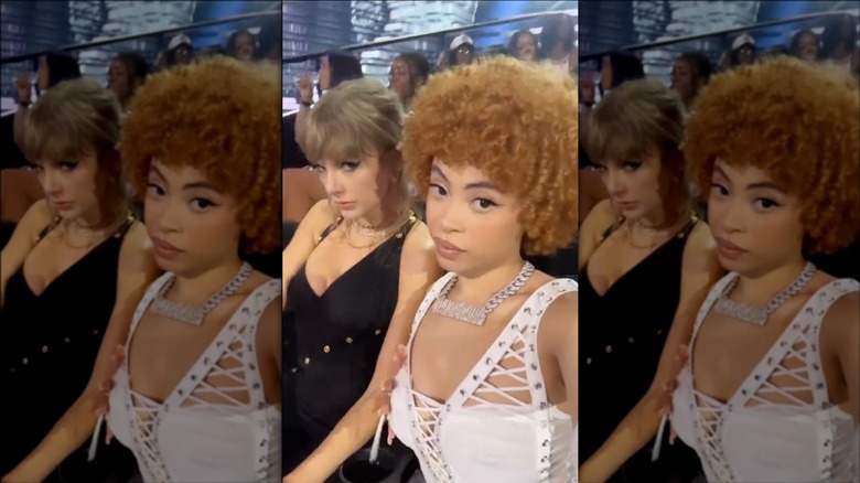 Ice Spice and Taylor Swift at the VMAs