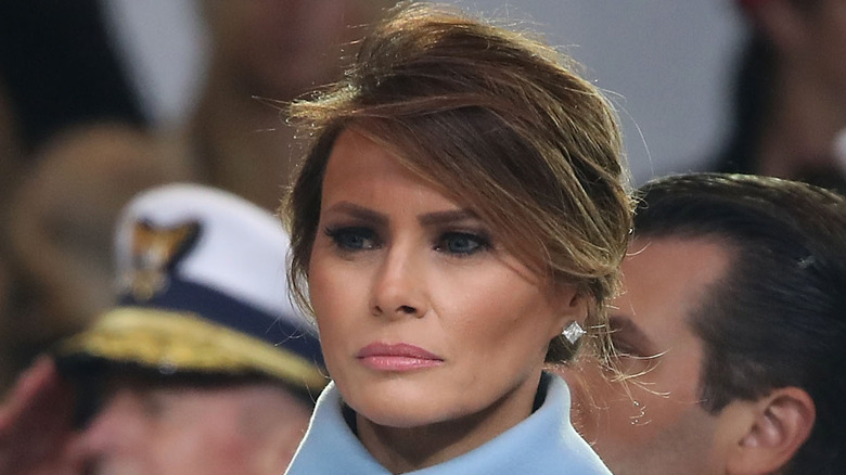 Melania Trump at the Presidential Inauguration in 2017